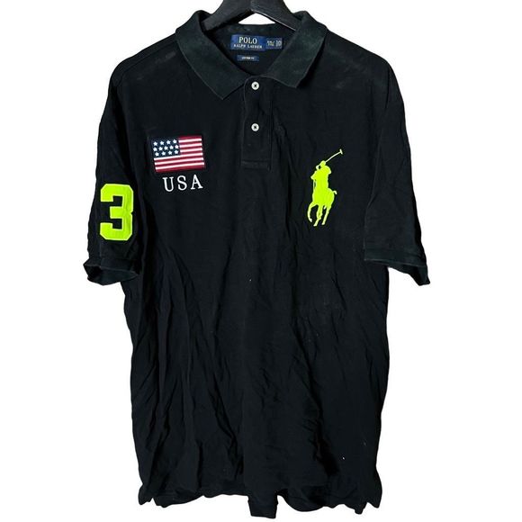 Polo Ralph Lauren Big Pony USA Shirt XXL - Picture 1 of 3